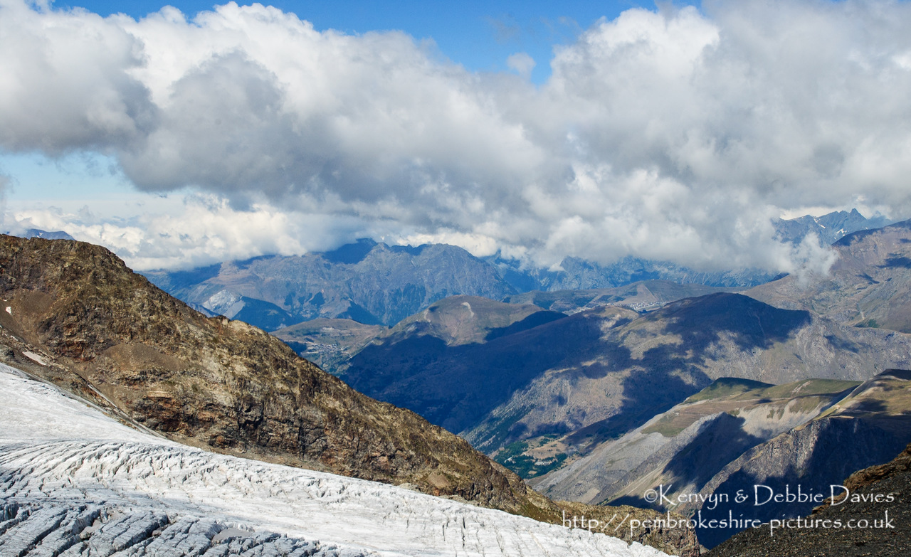 Glacier Du Vallon, La Grave in Provence-Alpes-Cote-d'Azur, France. Taken in 2003 with a Nikon D1X